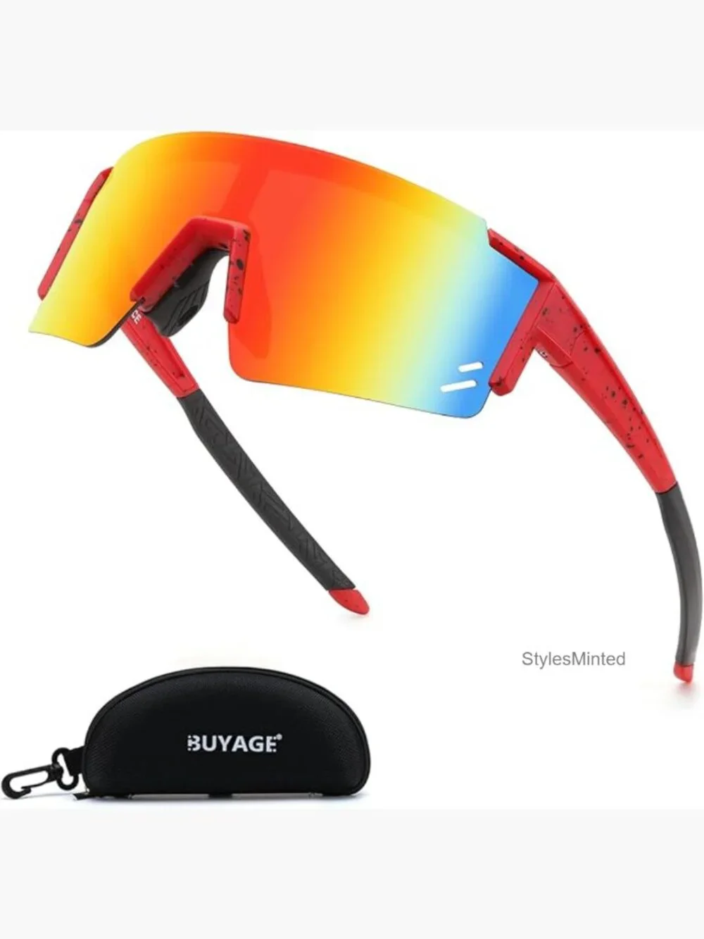 Kids Sunglasses UV400 Sports Shades for Baseball Softball Cycling Teens Boys